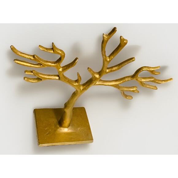 Fashion Gold Jewelry Tree Stand Storage Organizer - Picture 2 of 4